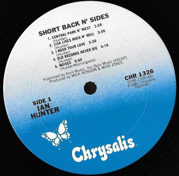 Ian Hunter : Short Back N' Sides (LP, Album, Ter)