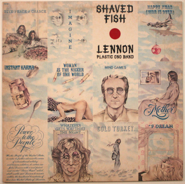 Lennon*, Plastic Ono Band* : Shaved Fish (LP, Comp, RE, Jac)