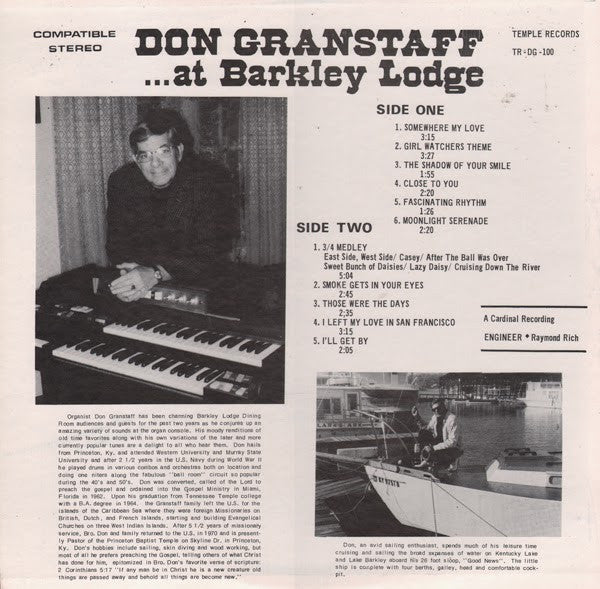 Don Granstaff : ...At Barkley Lodge (LP, Album)
