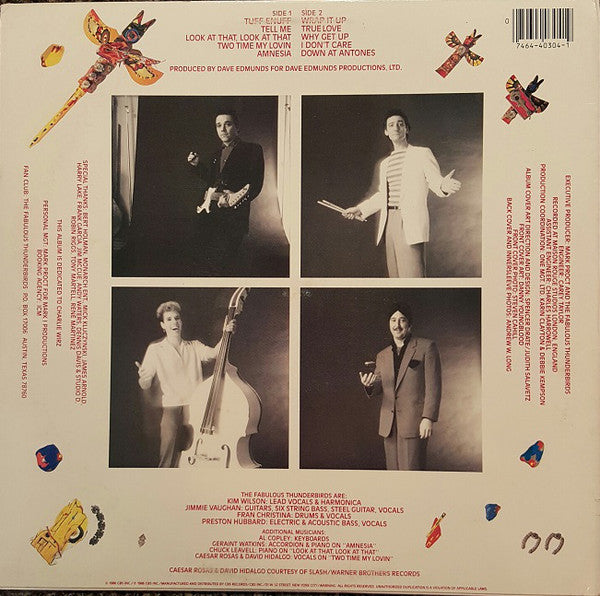 The Fabulous Thunderbirds : Tuff Enuff (LP, Album, Pit)