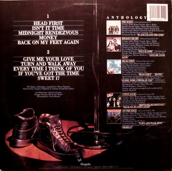 The Babys : Anthology (LP, Comp, RE, Car)