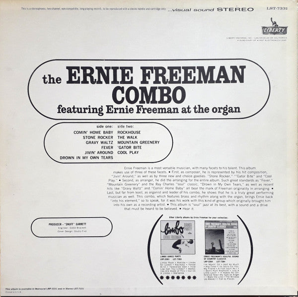 The Ernie Freeman Combo : Comin' Home Baby - Stone Rocker (LP)