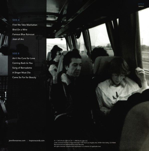 Jennifer Warnes : Famous Blue Raincoat (The Songs Of Leonard Cohen) (LP, Album, RE, RM, 180)
