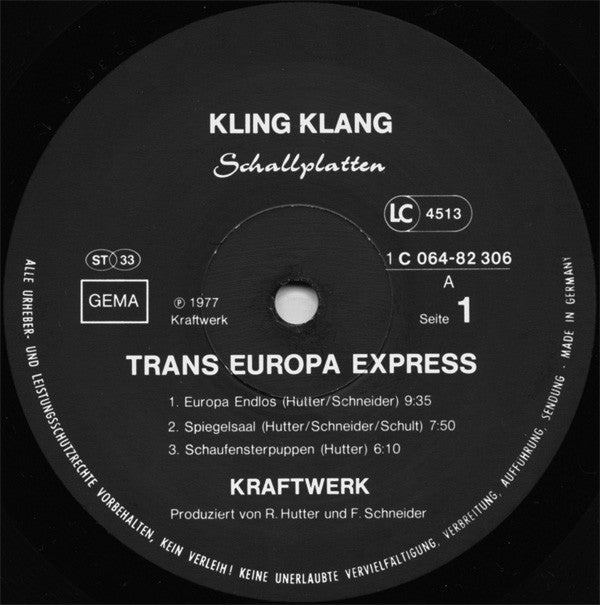 Kraftwerk : Trans Europa Express (LP, Album)