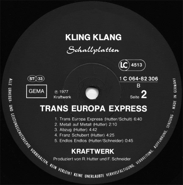 Kraftwerk : Trans Europa Express (LP, Album)