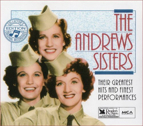 The Andrews Sisters : The Andrews Sisters: Their Greatest Hits And Finest Performances (3xCD, Comp)