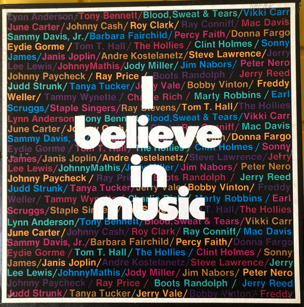 Various : I Believe In Music (A Treasury Of Great Songs By Great Stars) (6xLP + Box, Comp)