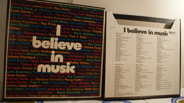 Various : I Believe In Music (A Treasury Of Great Songs By Great Stars) (6xLP + Box, Comp)