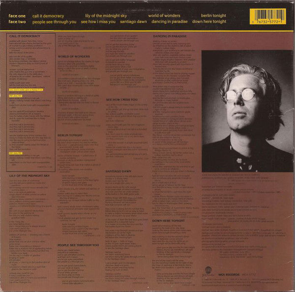 Bruce Cockburn : World Of Wonders (LP, Album, RE, Pin)