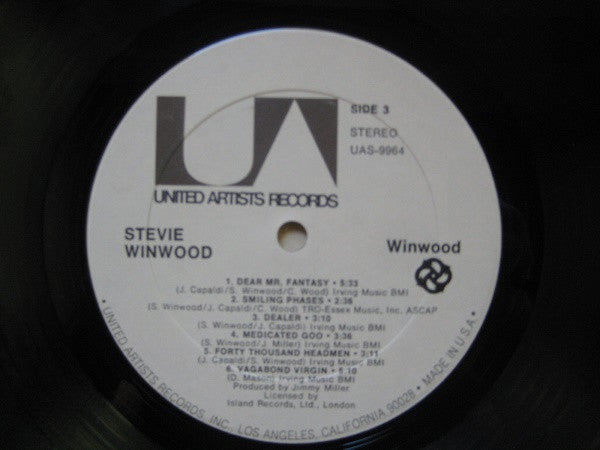 Steve Winwood : Winwood (2xLP, Comp, RE, Phi)