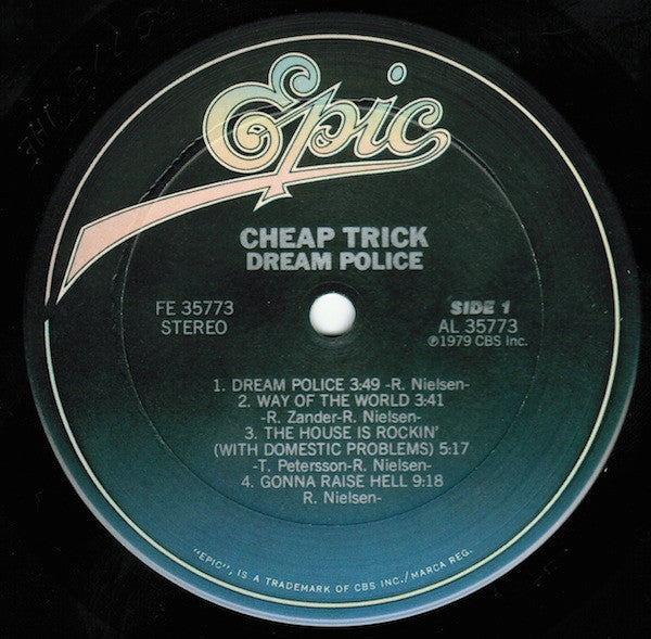 Cheap Trick : Dream Police (LP, Album, Pit)
