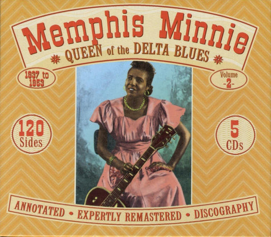 Memphis Minnie : Queen Of The Delta Blues Volume 2 (5xCD, Comp, RE, RM + Box, Mono)