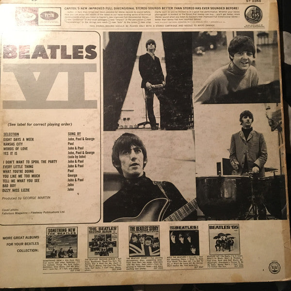 The Beatles : Beatles VI (LP, Album)