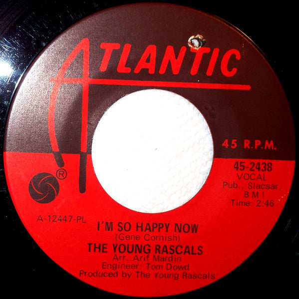 The Young Rascals : How Can I Be Sure / I'm So Happy Now (7", Single, PL )