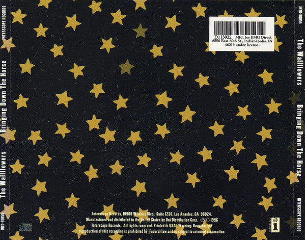 The Wallflowers : Bringing Down The Horse (CD, Album, Club, RE, RP, BMG)