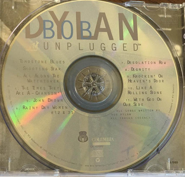 Bob Dylan : MTV Unplugged (CD, Album, Club)