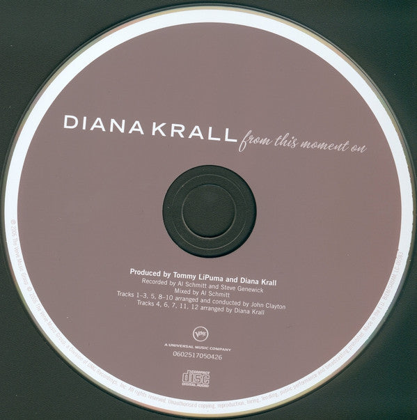 Diana Krall : From This Moment On (CD, Album)
