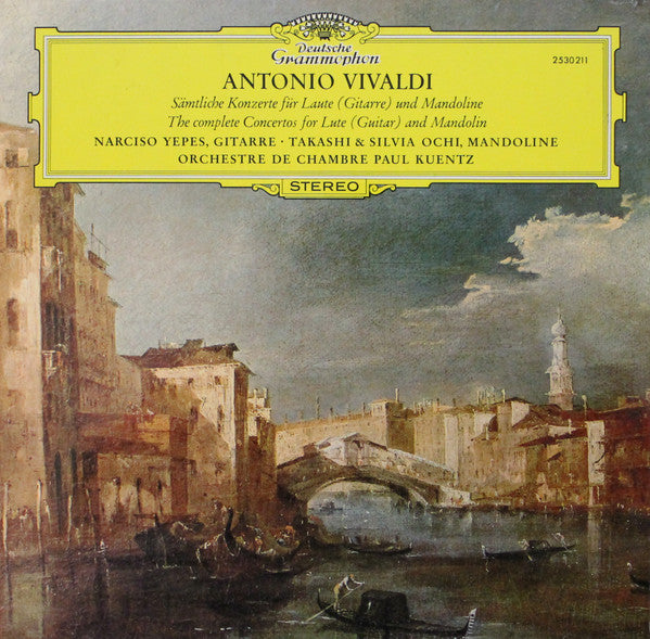 Antonio Vivaldi – Narciso Yepes · Takashi* & Silvia Ochi, Orchestre De Chambre Paul Kuentz : Sämtliche Konzerte Für Laute (Gitarre) Und Mandoline = The Complete Concertos For Lute (Guitar) And Mandolin (LP, RP)