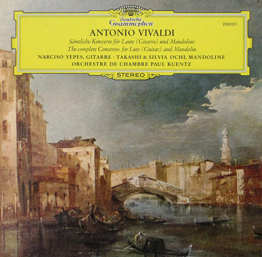 Antonio Vivaldi – Narciso Yepes · Takashi* & Silvia Ochi, Orchestre De Chambre Paul Kuentz : Sämtliche Konzerte Für Laute (Gitarre) Und Mandoline = The Complete Concertos For Lute (Guitar) And Mandolin (LP, RP)