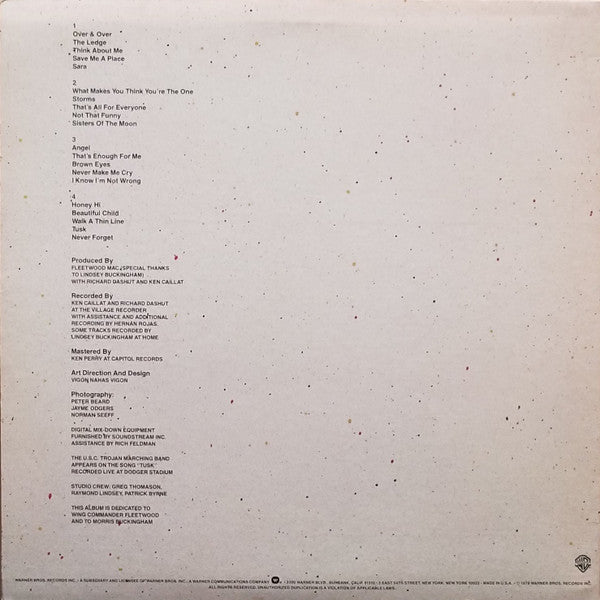 Fleetwood Mac : Tusk (2xLP, Album, Los)