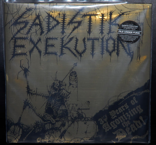 Sadistik Exekution : 30 Years Of Agonizing The Dead! (LP, Gol + 7", Gol + Comp, Die)