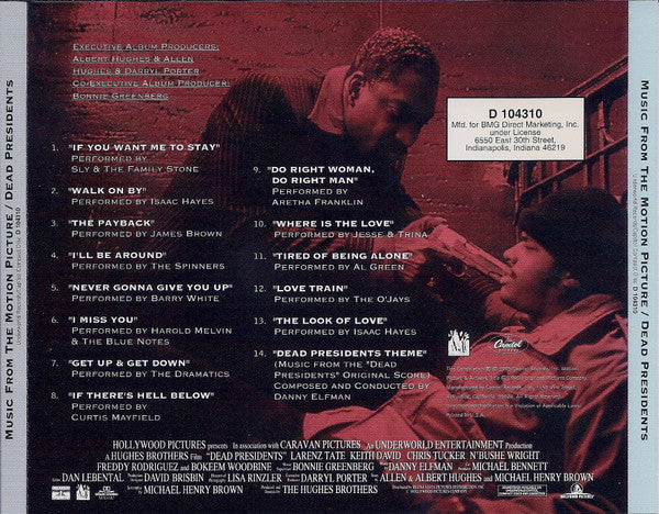 Various : Music From The Motion Picture Dead Presidents (CD, Comp, Club)