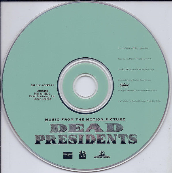 Various : Music From The Motion Picture Dead Presidents (CD, Comp, Club)