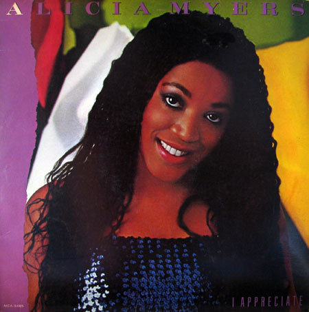 Alicia Myers : I Appreciate (LP, Album, Pin)
