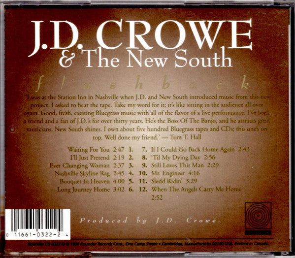 J.D. Crowe & The New South : Flashback (CD, Album)