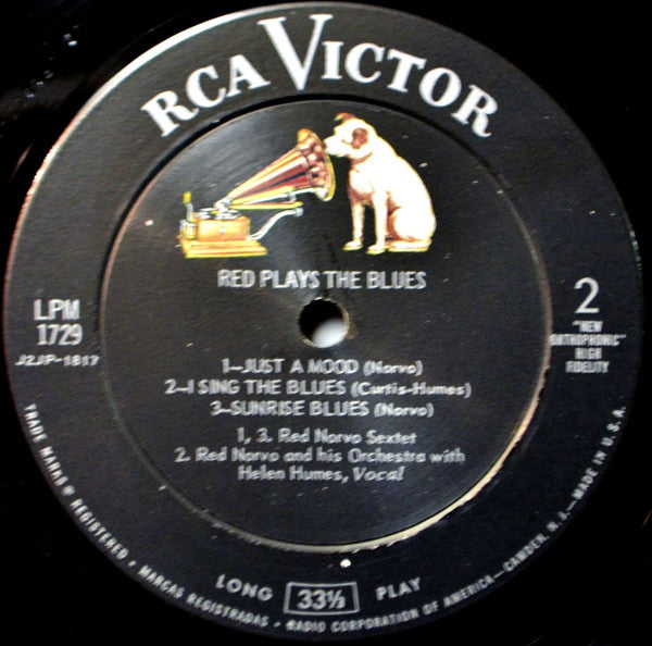 Red Norvo : Red Plays The Blues (LP, Album)