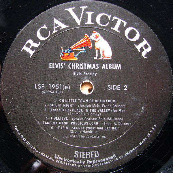 Elvis Presley : Elvis' Christmas Album (LP, Album, RE, Roc)