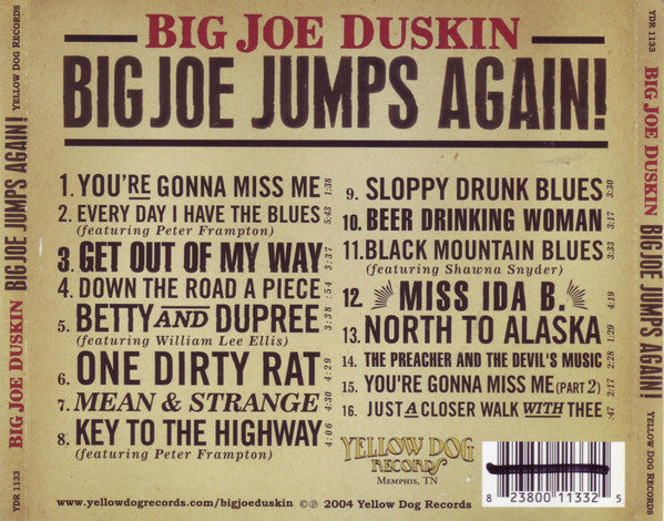 Big Joe Duskin : Big Joe Jumps Again! Cincinnati Blues Session (CD, Album)