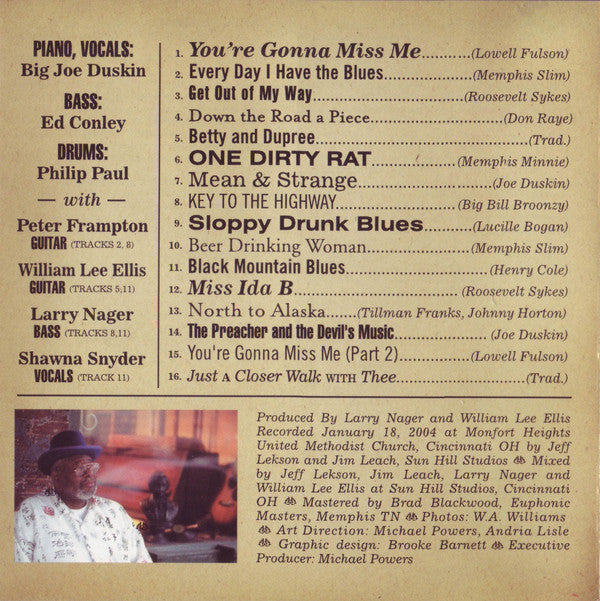 Big Joe Duskin : Big Joe Jumps Again! Cincinnati Blues Session (CD, Album)