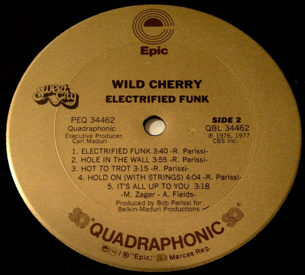 Wild Cherry : Electrified Funk (LP, Album, Quad, Ter)