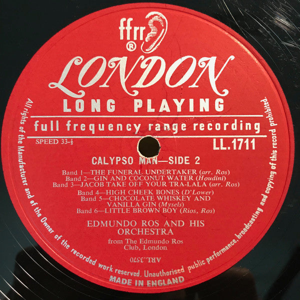 Edmundo Ros And His Orchestra* : Calypso Man (LP, Album)