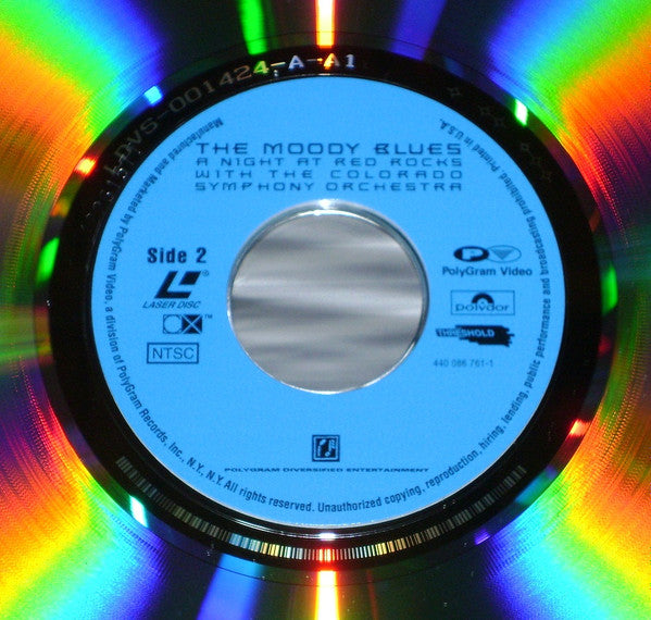 The Moody Blues : A Night At Red Rocks With The Colorado Symphony Orchestra (Laserdisc, 12", Album, NTSC, CLV)