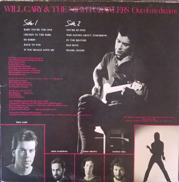 Will Cary & The Nightcrawlers : Out Of My Dreams (LP)