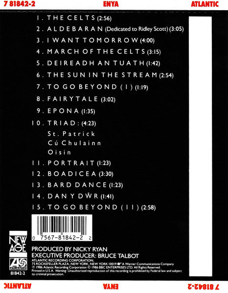 Enya : Enya (CD, Album, RE, RM)