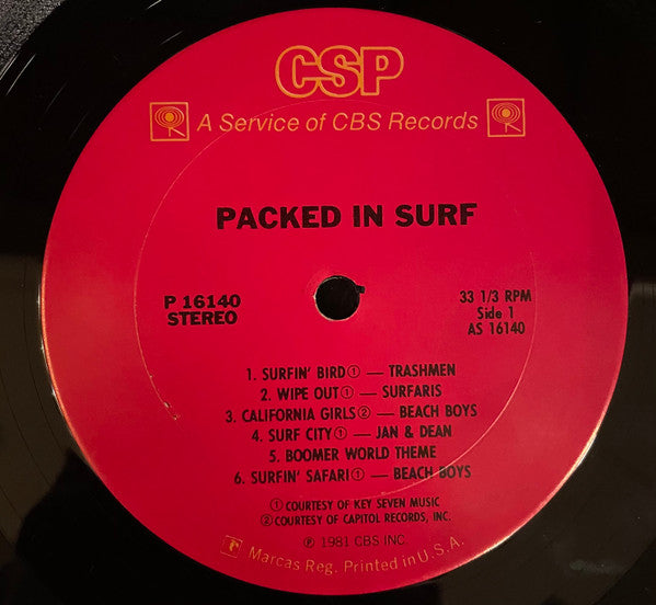Various : Packed In Surf (LP, Comp, Gat)