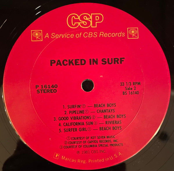 Various : Packed In Surf (LP, Comp, Gat)