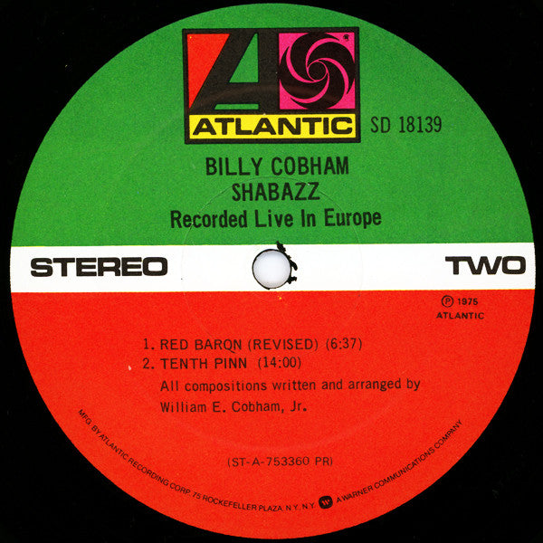 Billy Cobham : Shabazz (LP, Album, Pre)