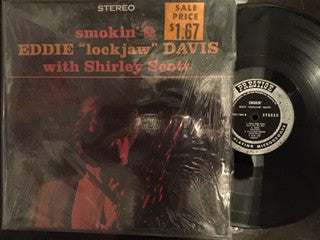 Eddie "Lockjaw" Davis With Shirley Scott : Smokin' (LP, Album)