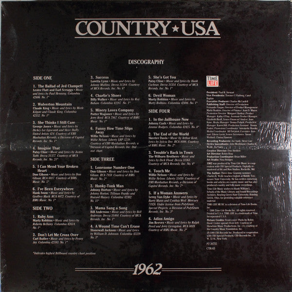 Various : Country USA 1962 (2xLP, Comp)