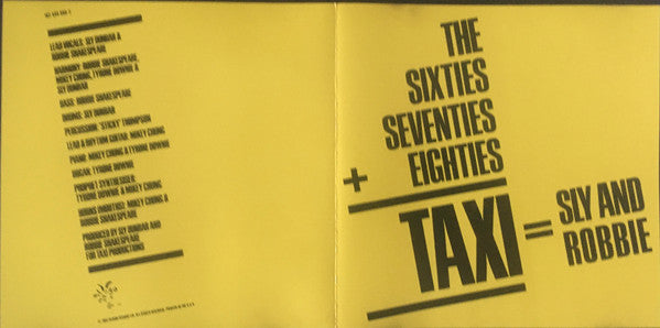 Sly & Robbie : The Sixties, Seventies + Eighties = Taxi (CD, Album, Comp, RE, Jew)
