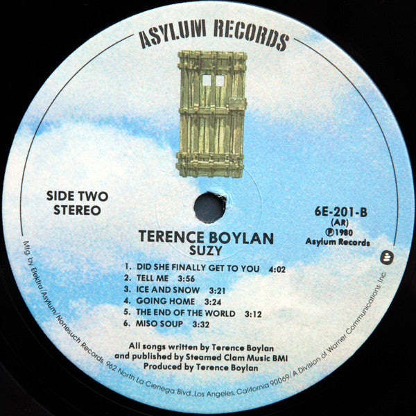 Terence Boylan : Suzy (LP, Album, AR )