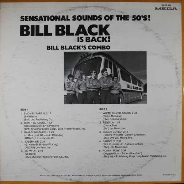 Bill Black's Combo : Bill Black Is Back! (LP, Album)