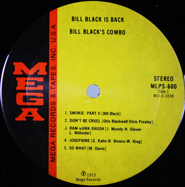 Bill Black's Combo : Bill Black Is Back! (LP, Album)