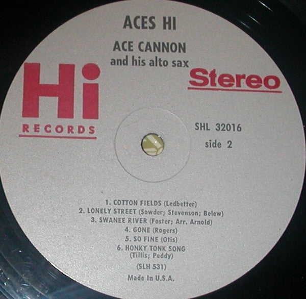 Ace Cannon : Aces Hi (LP, Album)
