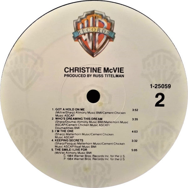 Christine McVie : Christine McVie (LP, Album, All)