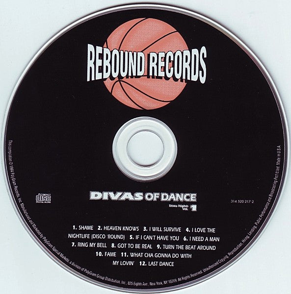 Various : Divas Of Dance (Disco Nights Vol. 1) (CD, Comp)